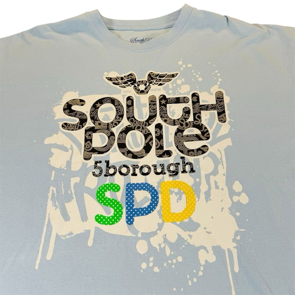Southpole Signature Series 5 Boroughs New York City NYC Mens Size L Graphic Tee